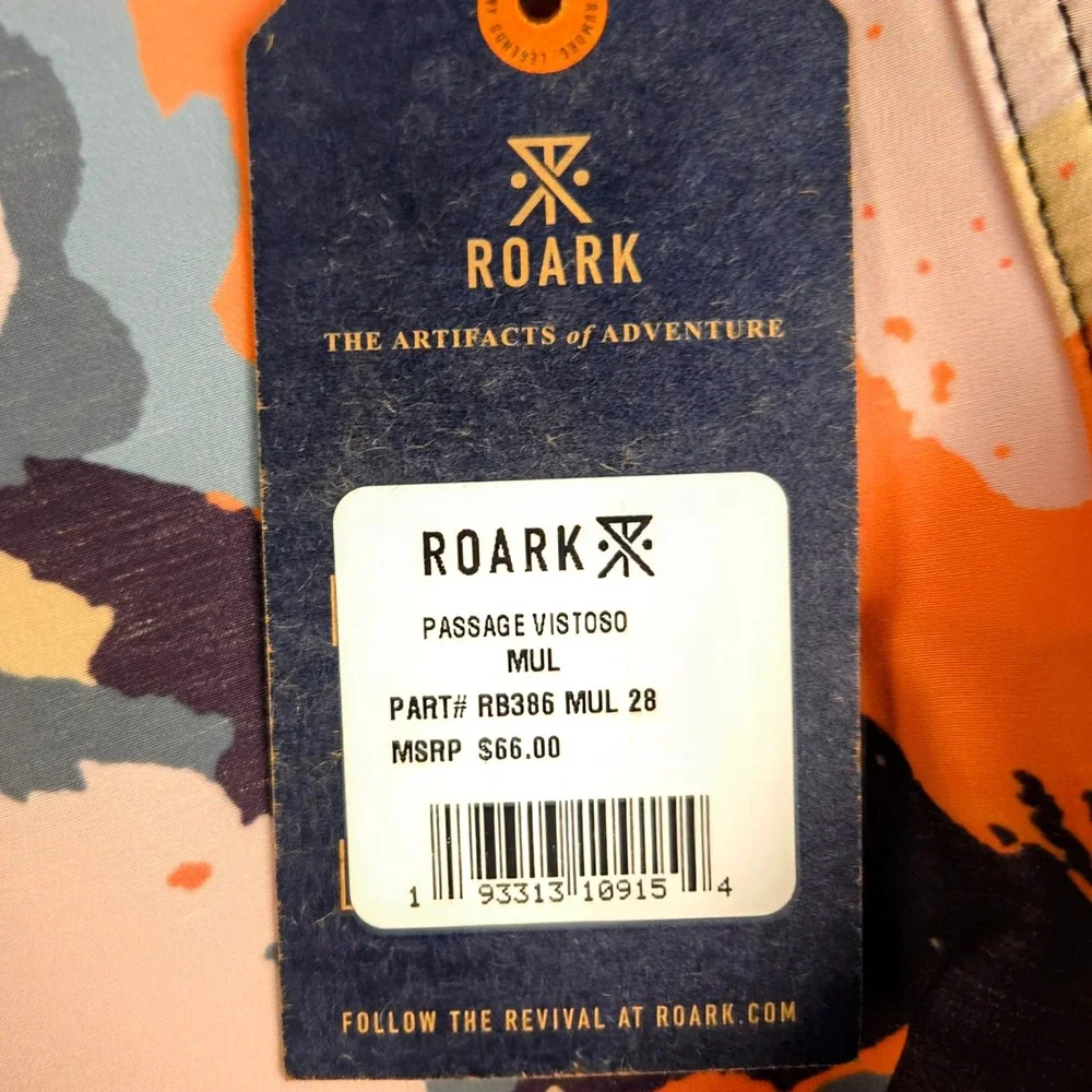 ROARK Passage Vistoso Board Shorts Swim Trunks Camo‎ Print Multicolor Mens